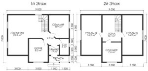 Дом из бруса БСУ-УС 47