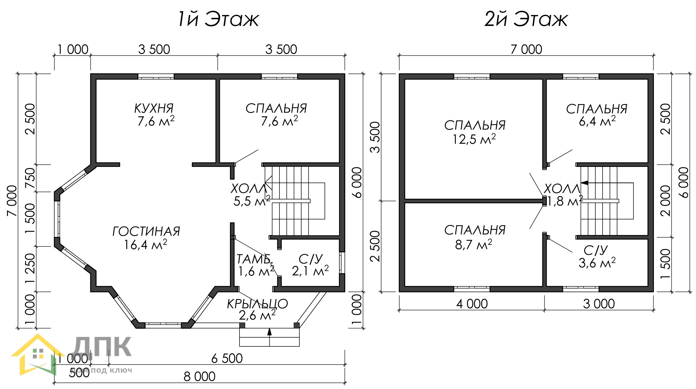 Дом из бруса БСУ-УС 31 Дом из бруса БСУ-УС 31