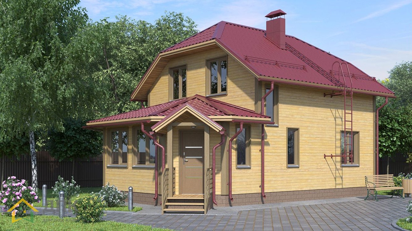 Каркасный дом БСУ-КД 12 Каркасный дом БСУ-КД 12