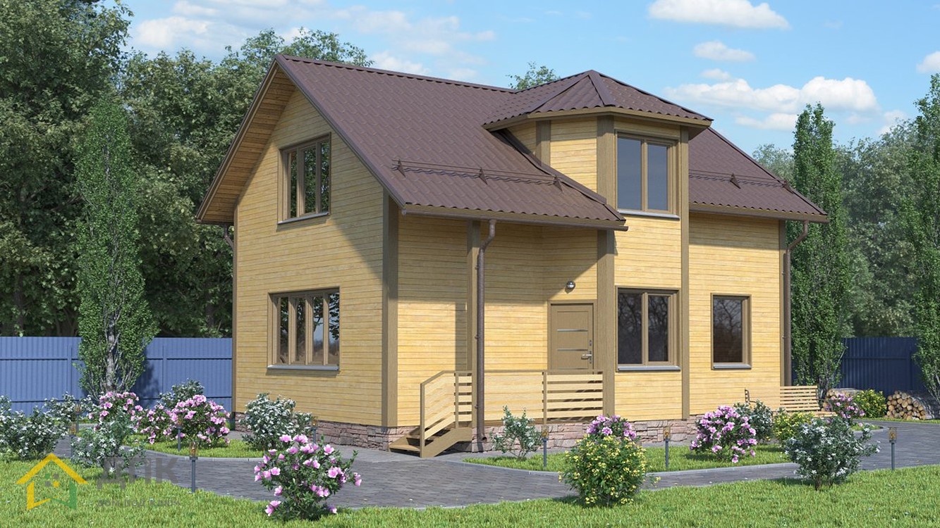 Каркасный дом БСУ-КД 14 Каркасный дом БСУ-КД 14