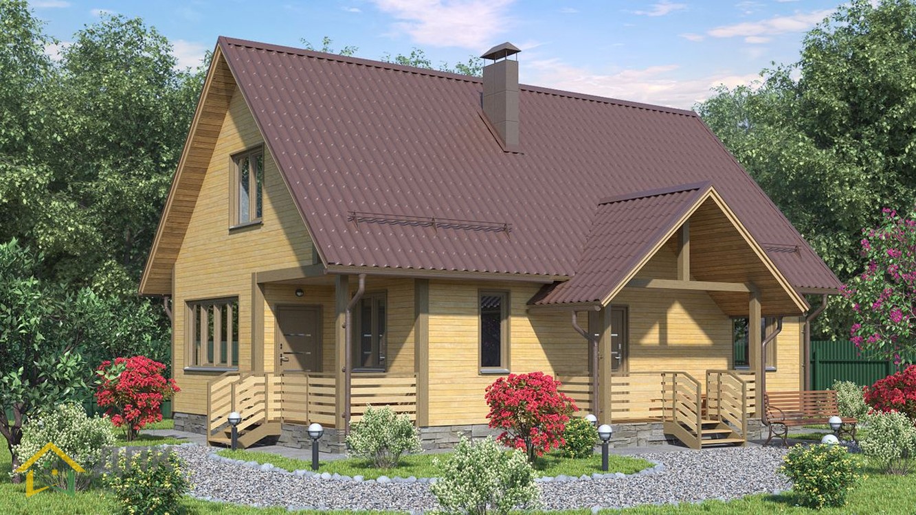 Каркасный дом БСУ-КД 21 Каркасный дом БСУ-КД 21