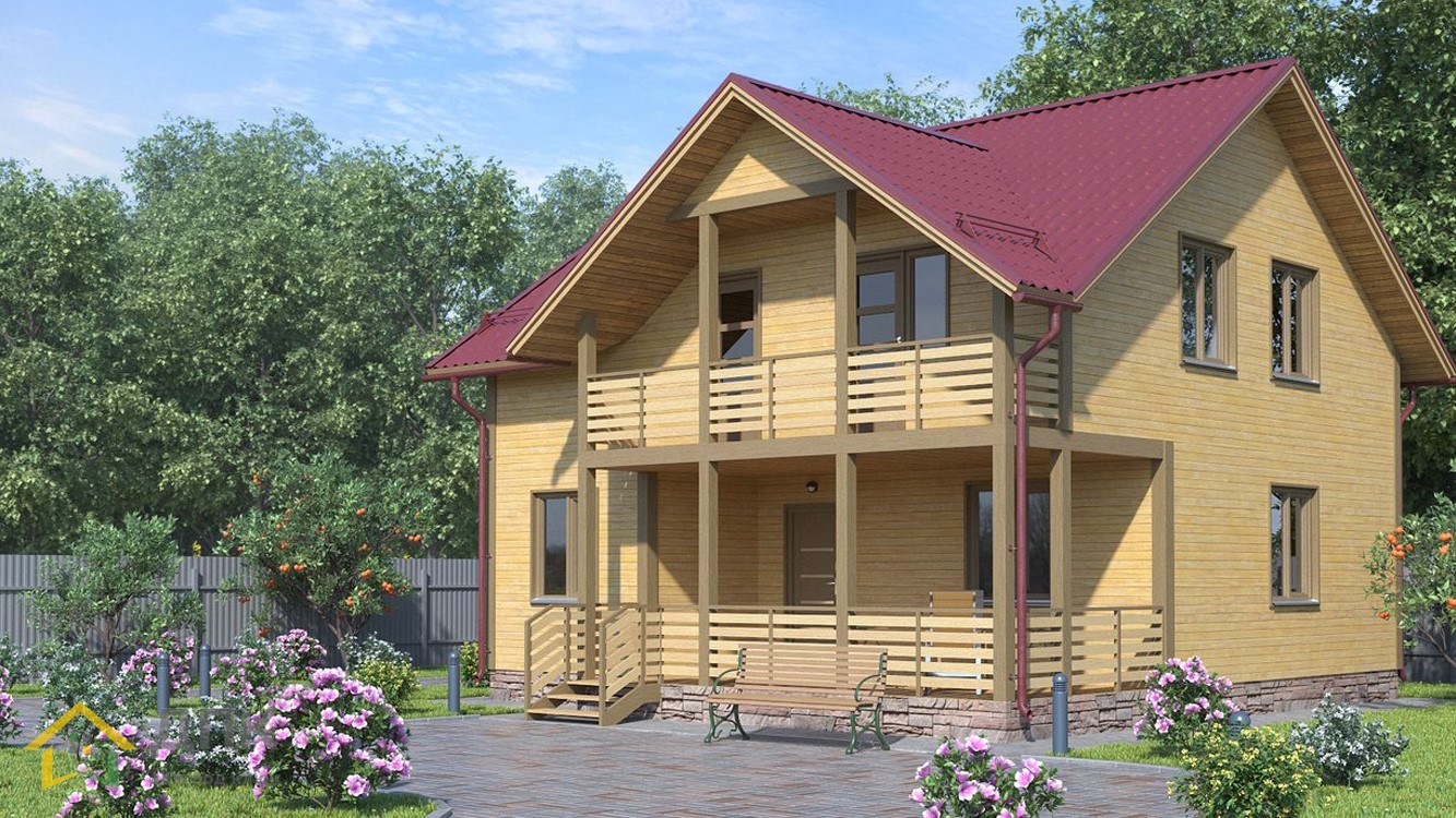 Каркасный дом БСУ-КД 24 Каркасный дом БСУ-КД 24