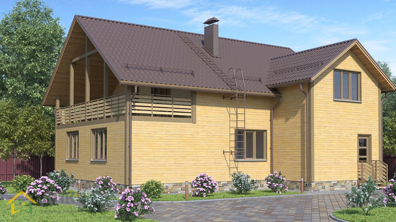 Каркасный дом БСУ-КД 28 Каркасный дом БСУ-КД 28
