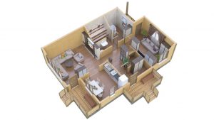 Каркасный дом БСУ-КД 21 Каркасный дом БСУ-КД 21