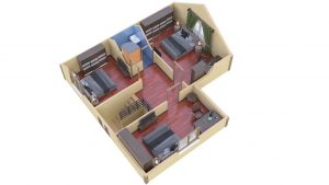 Каркасный дом БСУ-КД 22 Каркасный дом БСУ-КД 22