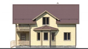 Каркасный дом БСУ-КД 26 Каркасный дом БСУ-КД 26