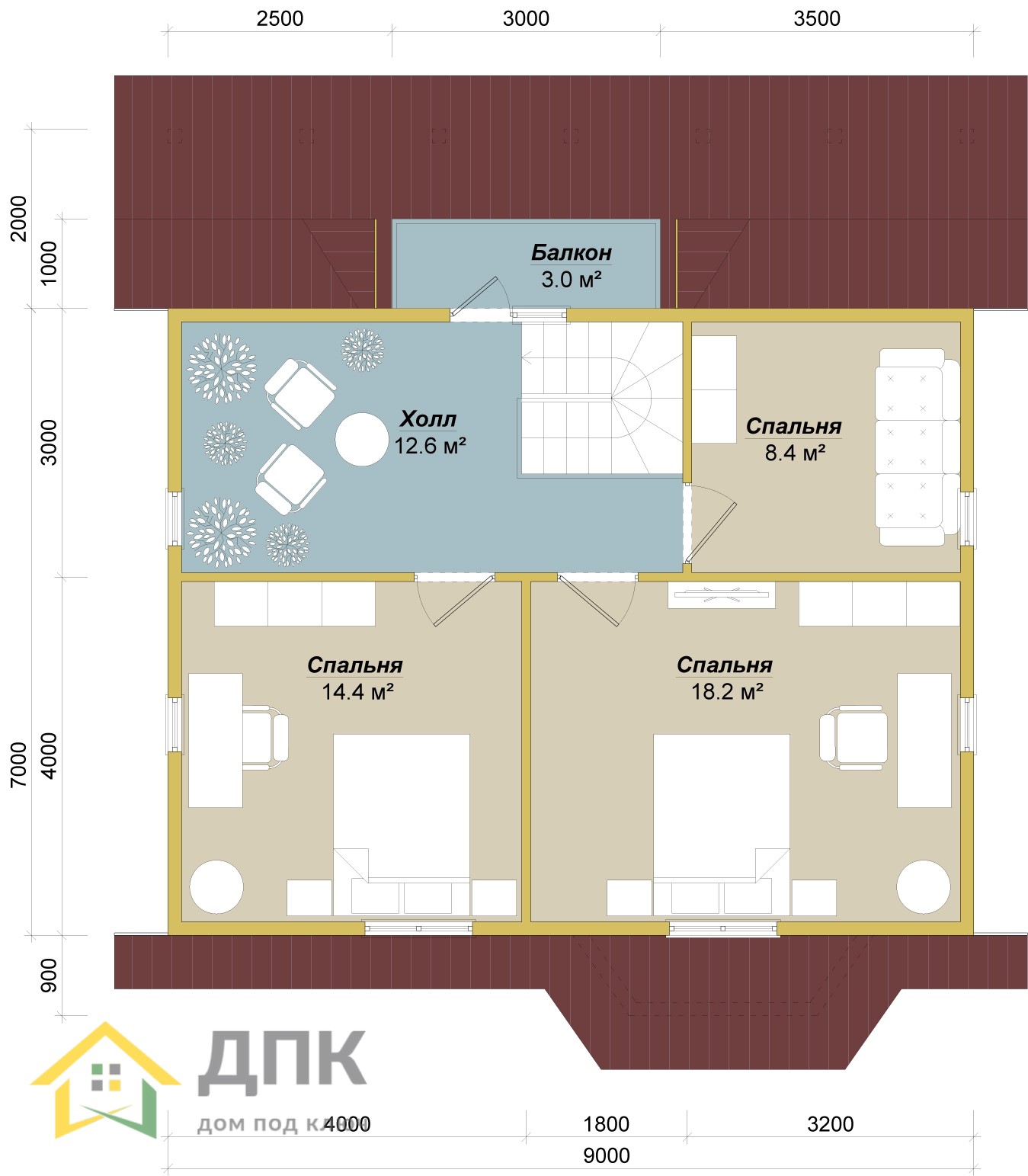 Каркасный дом БСУ-КД 23 Каркасный дом БСУ-КД 23